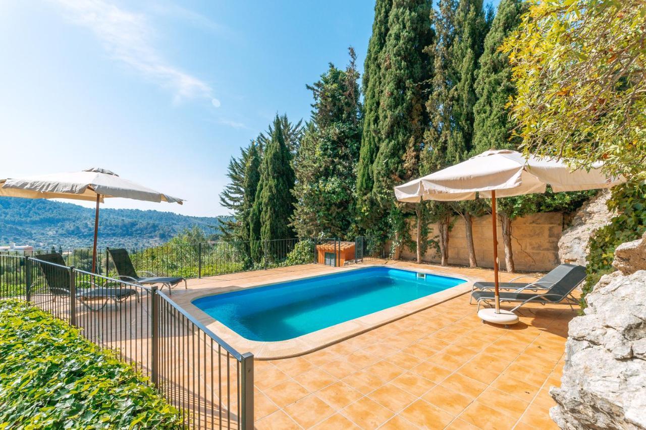 Wunderschoene Ruhige Finca Mit Pool In Galilea Galilea  Eksteriør billede