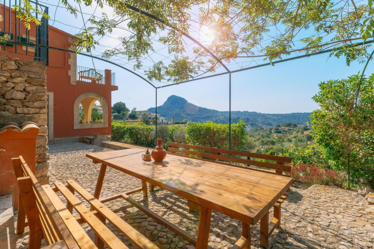 Wunderschoene Ruhige Finca Mit Pool In Galilea Galilea  Eksteriør billede